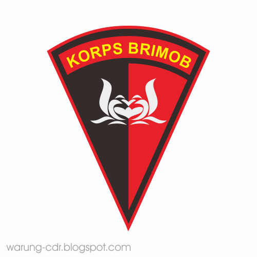 Logo Brimob (Brigade Mobil) Vector Warung CDR